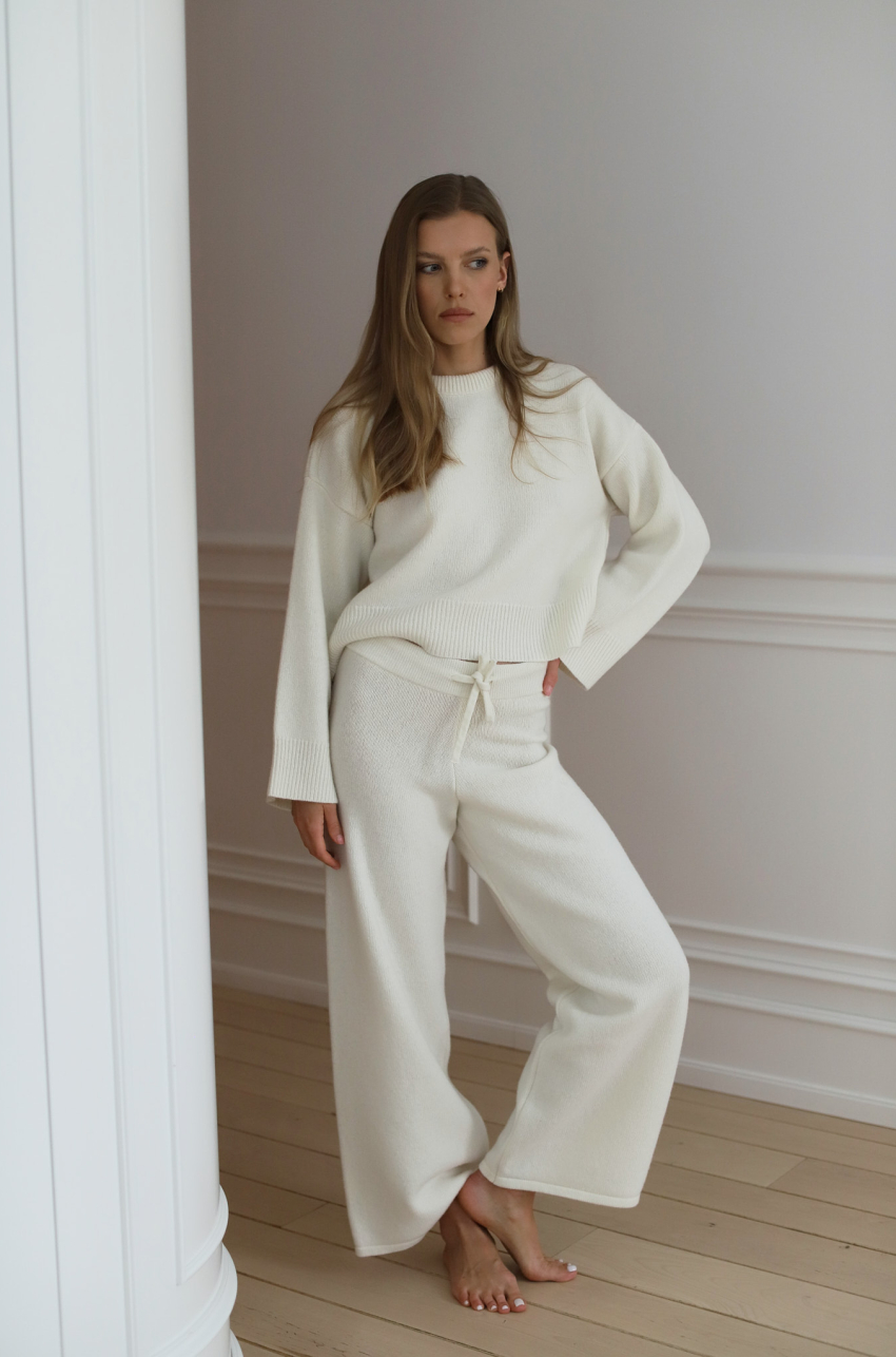 PREMIUM Spodnie Halifax Ecru