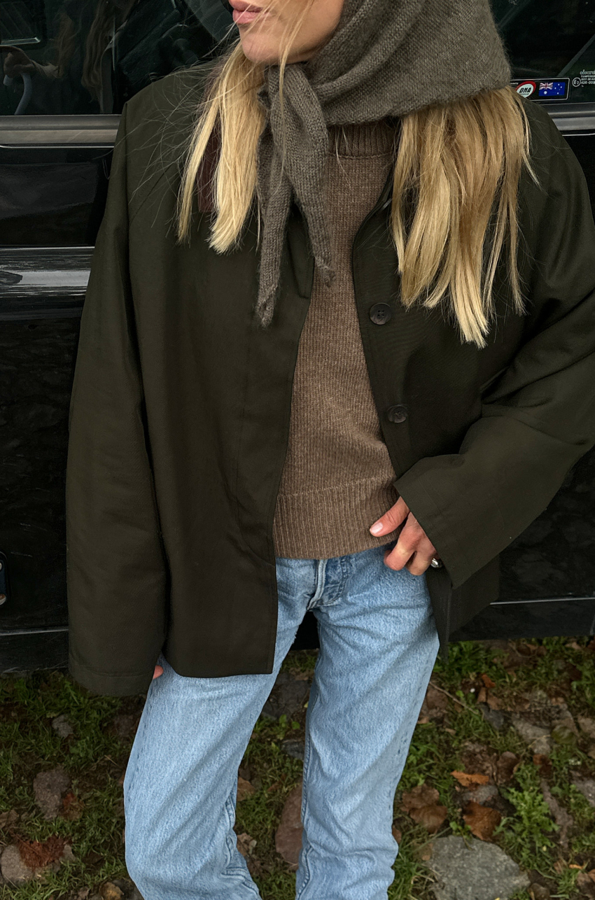  Kurtka Tilburg long zielona