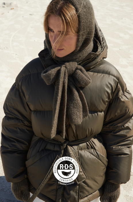  PREMIUM Kurtka puchowa khaki