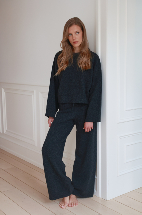 PREMIUM Sweter Halifax grafitowy