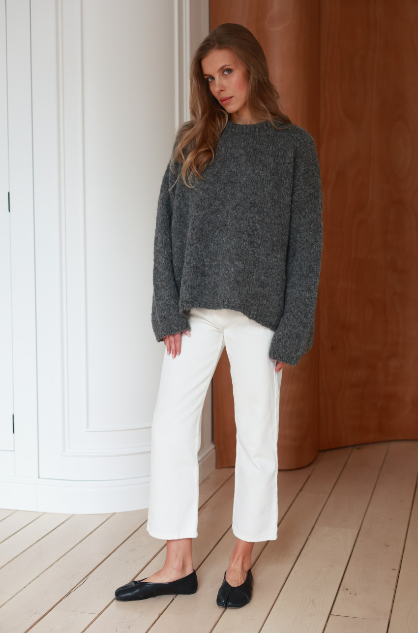 PREMIUM Sweter Inari szary