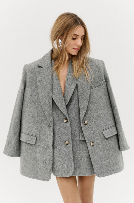 Marynarka Visby szara